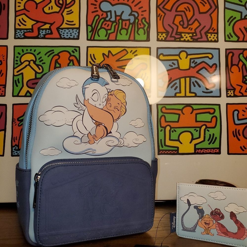 Loungefly Hercules backpack and cardholder set